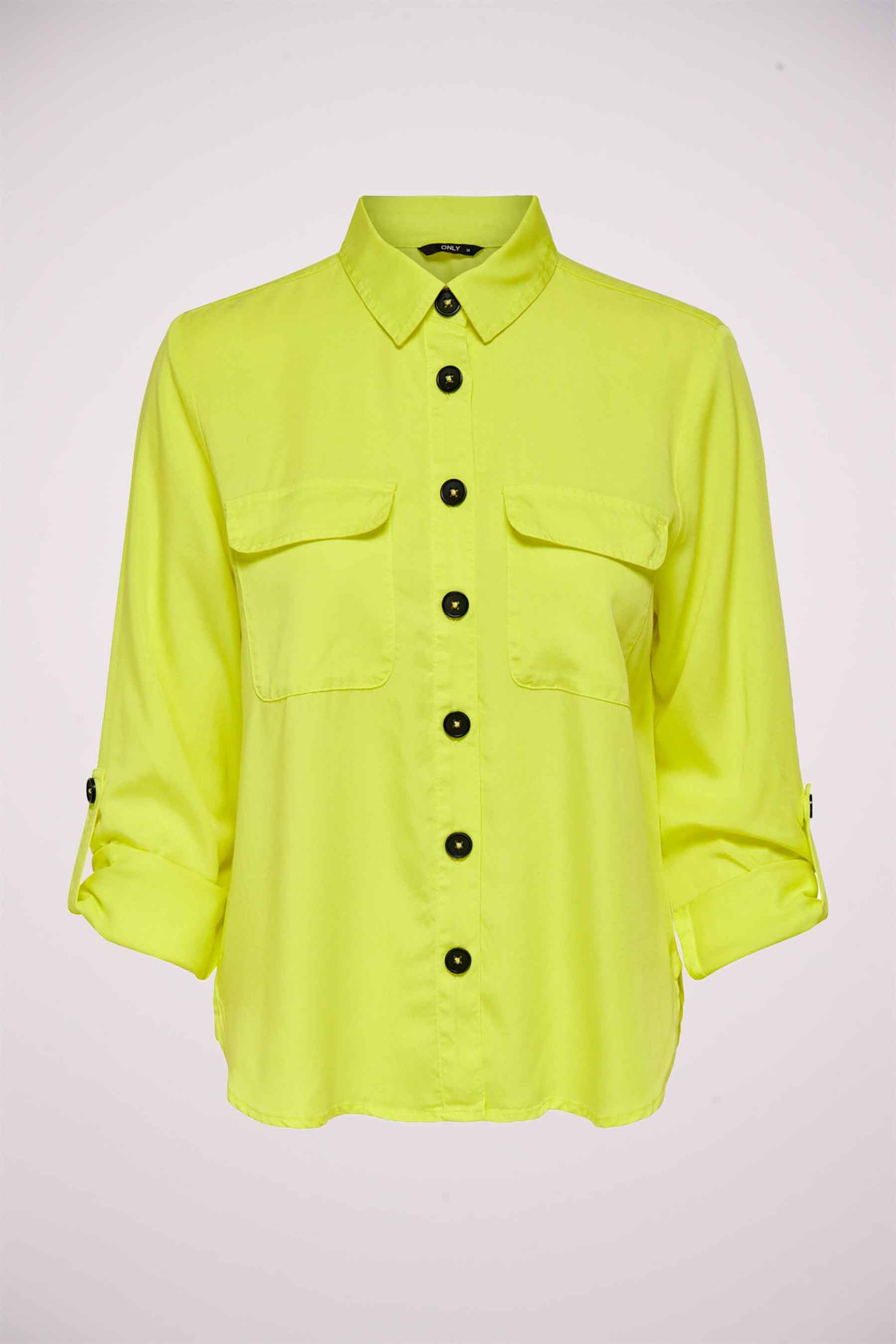 chemise jaune