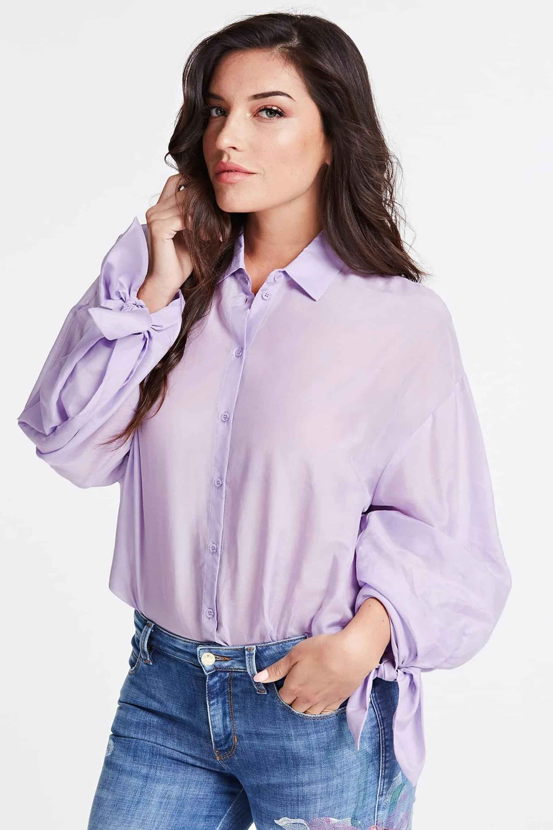 chemise mauve