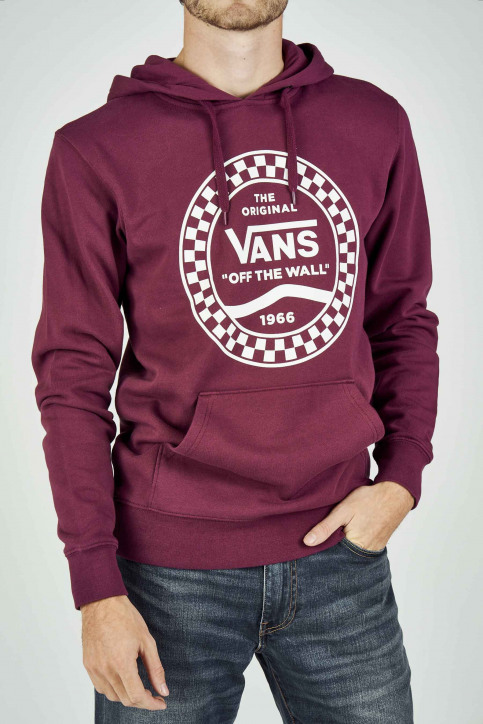 sweat vans bordeaux avec capuche sweat vans bordeaux avec capuche
