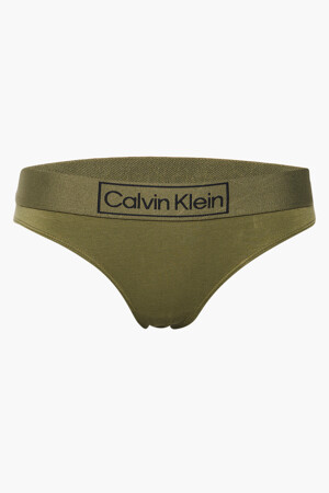Femmes - Calvin Klein - Culotte - vert - Calvin Klein - GROEN