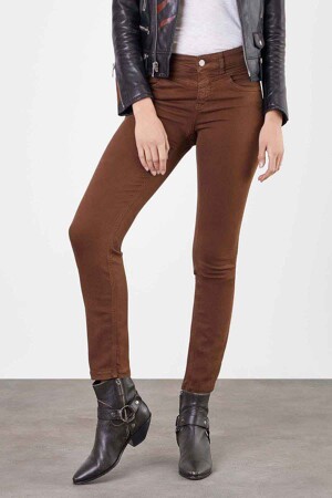Dames - MAC - Slim jeans - bruin - MAC - BRUIN