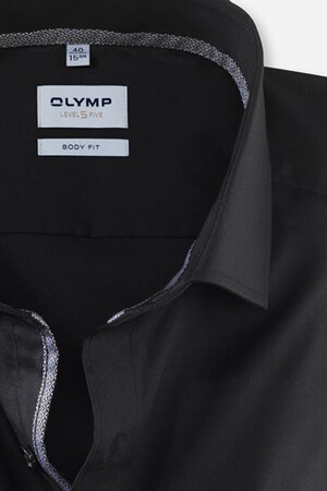 Dames - OLYMP - Hemd - zwart - OLYMP - zwart
