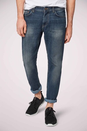 Dames - Tom Tailor - Straight jeans - MID BLUE DENIM -  Jeans - MID BLUE DENIM