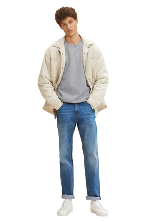 Heren - TOM TAILOR - Slim jeans - mid blue denim - Outlet heren - MID BLUE DENIM