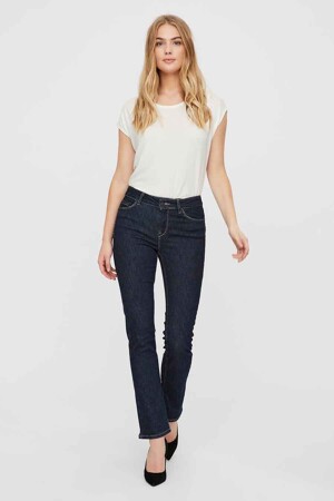 Femmes - VERO MODA® - Bootcut jeans  - Sustainable fashion - DARK BLUE DENIM
