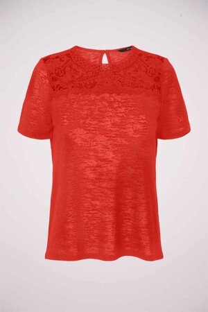 Femmes - VERO MODA® - T-shirt - rouge -  - rouge
