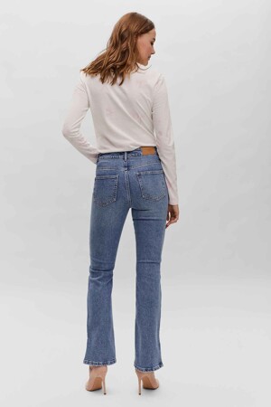Dames - VERO MODA® - Flared jeans - mid blue denim - Jeans - MID BLUE DENIM