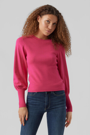 Femmes - VERO MODA® - Pull - rose - La couleur a plus d’impact que les mots  - rose
