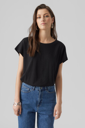 Femmes - VERO MODA® - T-shirt - noir - VERO MODA® - ZWART
