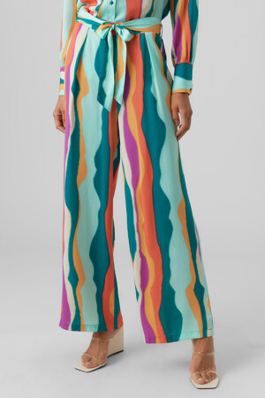 Femmes - VERO MODA® - Pantalon color&eacute; - multicolore - Pantalons - multicoloré