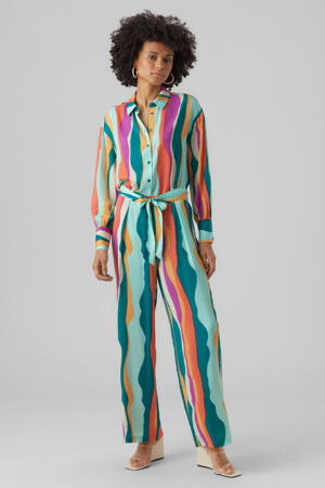 Femmes - VERO MODA® - Pantalon color&eacute; - multicolore - VERO MODA® - MULTICOLOR