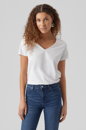 Femmes - VERO MODA® - T-shirt - blanc - T-shirts & Tops - blanc