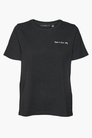 Dames - VERO MODA® - T-shirt - zwart - 