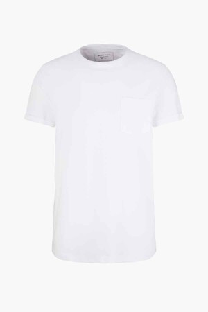 Hommes - Tom Tailor - T-shirt - blanc - Soldes - blanc