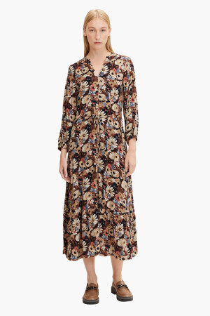 Femmes - Tom Tailor - Robe - multicolore - TOM TAILOR - multicoloré