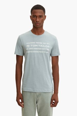 Dames - Tom Tailor - T-shirt - groen - T-shirts - groen