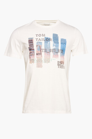 Femmes - TOM TAILOR - T-shirt - blanc -  - WIT