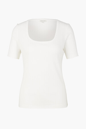Femmes - Tom Tailor - T-shirt - ecru - T-shirts & Tops - écru