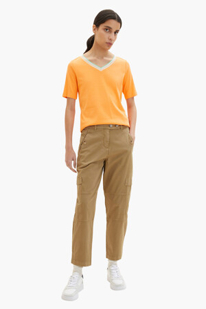 Dames - Tom Tailor - Top - oranje - TOM TAILOR - oranje