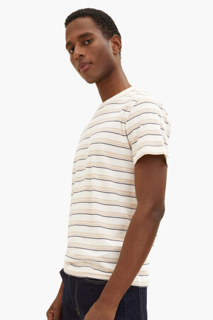 Dames - TOM TAILOR - T-shirt - ecru - TOM TAILOR - ECRU