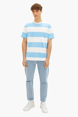 Dames - TOM TAILOR - T-shirt - blauw - TOM TAILOR - BLAUW