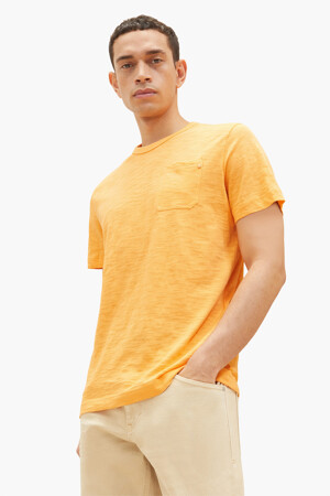 Femmes - TOM TAILOR - T-shirt - orange - Tom Tailor - ORANJE