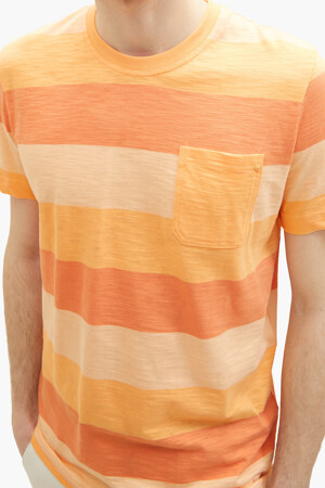 Dames - TOM TAILOR - T-shirt - oranje - TOM TAILOR - ORANJE