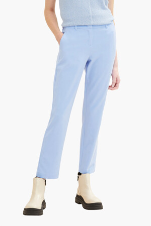 Femmes - Tom Tailor - Pantalon color&eacute; - bleu - Pantalons - bleu