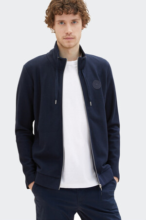 Dames - Tom Tailor - Sweater - blauw - Gilets - blauw