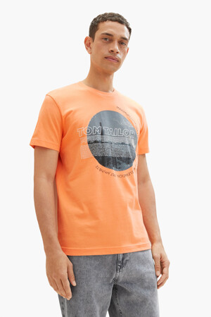Dames - Tom Tailor - T-shirt - oranje - New in - oranje