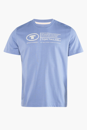 Dames - Tom Tailor - T-shirt - blauw - TOM TAILOR - blauw