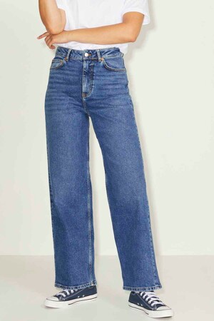 Dames - JJXX - Wide jeans - mid blue denim - Jeans - MID BLUE DENIM