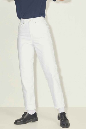Dames - JJXX - Mom jeans - off white denim -  - OFF WHITE DENIM