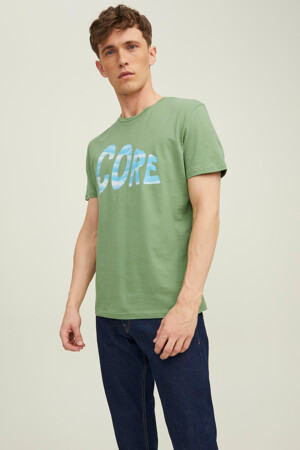Dames - CORE BY JACK & JONES - T-shirt - groen -  - GROEN