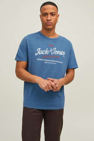 Dames - PREMIUM BLUE by JACK & JONES - T-shirt - grijs - Trends men - GRIJS