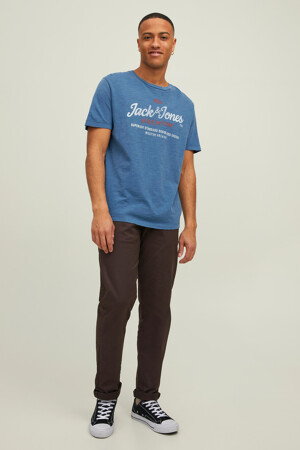 Dames - PREMIUM BLUE by JACK & JONES - T-shirt - grijs - Trends men - GRIJS