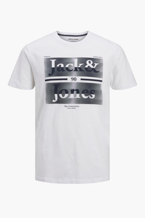 Dames - CORE BY JACK & JONES - T-shirt - wit - T-shirts - WIT