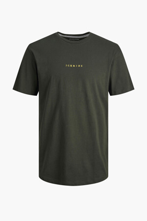 Heren - CORE BY JACK & JONES - T-shirt - groen - Promoties - GROEN