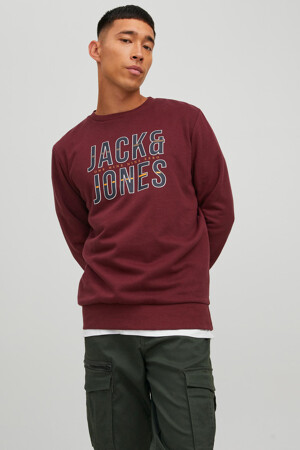 Dames - JACK & JONES - Sweater - rood - Hoodies & Sweaters - rood