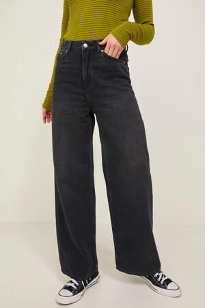 Dames - JJXX - Wide jeans - dark grey denim - Jeans - DARK GREY DENIM