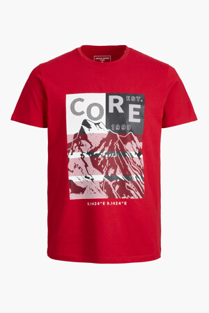Dames - CORE BY JACK & JONES - T-shirt - rood -  - ROOD