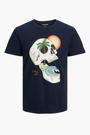 Dames - ORIGINALS BY JACK & JONES - T-shirt - blauw - Promo - blauw