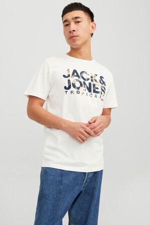 Dames - ORIGINALS BY JACK & JONES - T-shirt - wit - Kleding - wit
