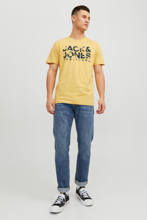 Dames - ORIGINALS BY JACK & JONES - T-shirt - geel - Kleding - geel