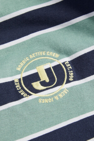 Femmes - JACK & JONES - T-shirt - vert - Lignes & rayures  - multicoloré
