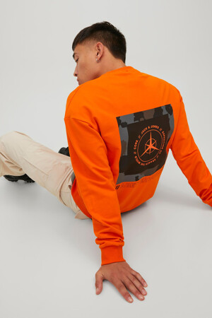 Dames - JACK & JONES - Sweater - oranje - Hoodies & Sweaters - oranje