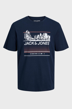 Dames - CORE BY JACK & JONES - T-shirt - blauw - Herencollectie 2023Z - BLAUW