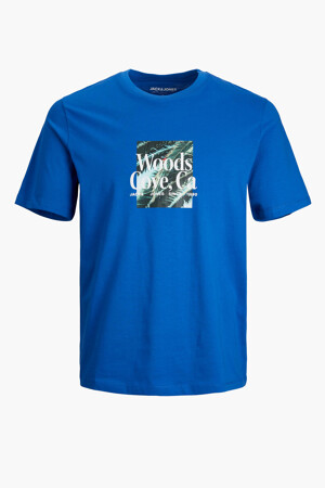 Dames - ORIGINALS BY JACK & JONES - T-shirt - blauw - Kleding - blauw