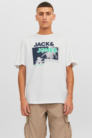 Dames - CORE BY JACK & JONES - T-shirt - wit - Nieuwe collectie - WIT