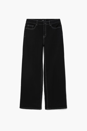 Dames - LMTD - Wide jeans - black denim - Jeans - BLACK DENIM